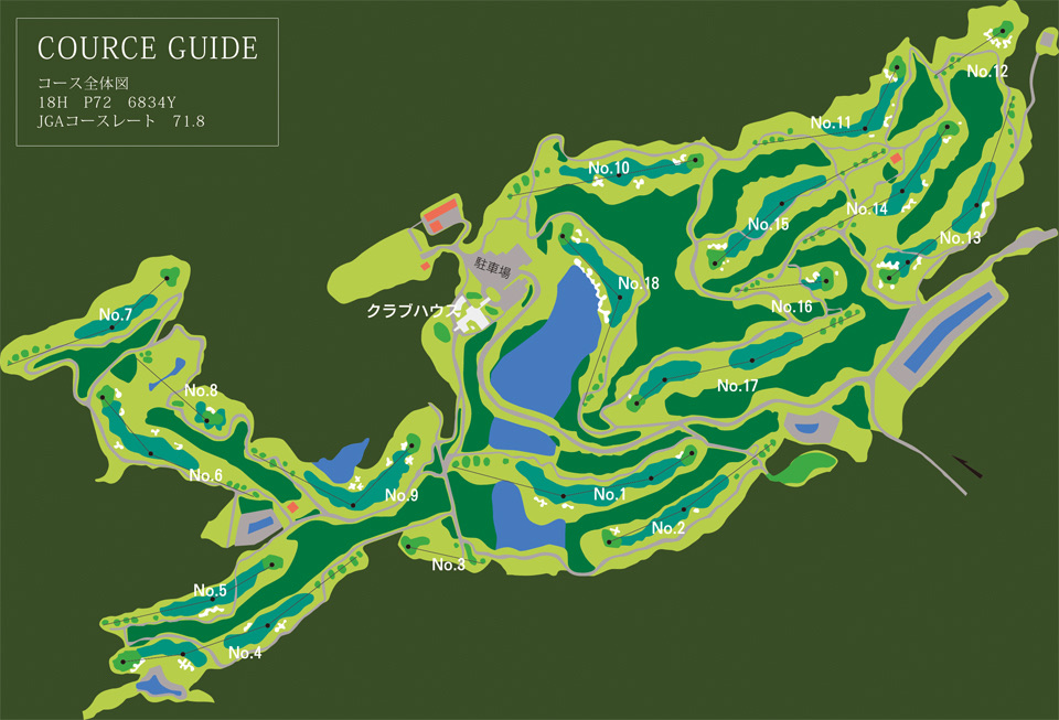 Course layout for Royal Century Golf Club