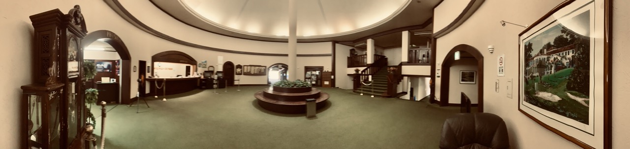 Panoramic view of the center of the clubhouse at Royal Century GC.