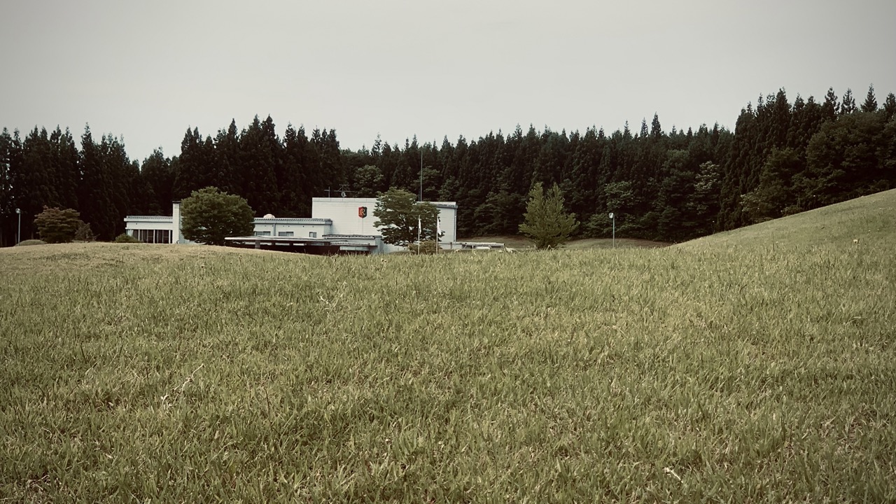 View of the clubhouse in the distance at Royal Century GC.