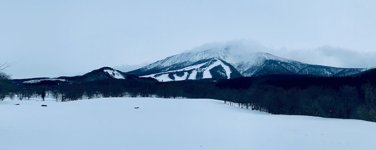 Photo from afar of Tazawako Ski Resort