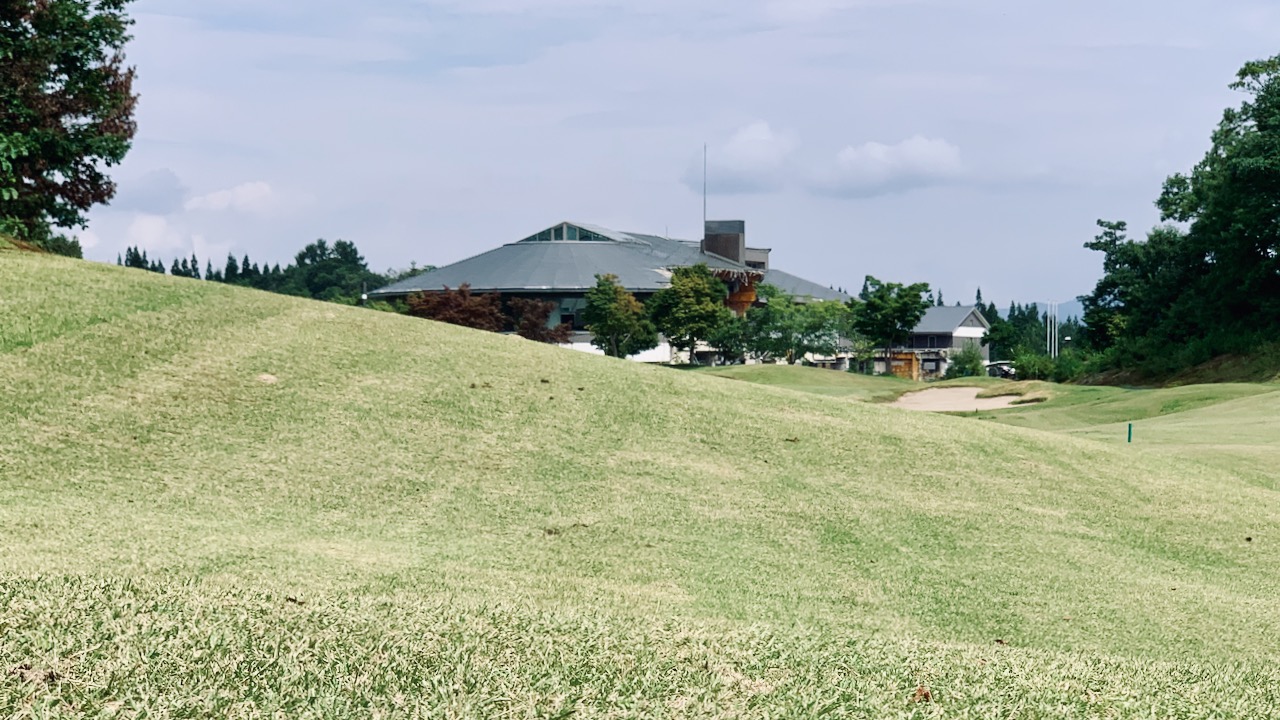 View of clubhouse from Hole 18